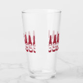 Rode flessen voor bier glas (Links)