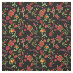 Rode Floral Stof