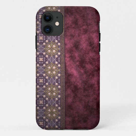 Rode Fluwelen Met Lint Case-Mate iPhone Case (Achterkant)