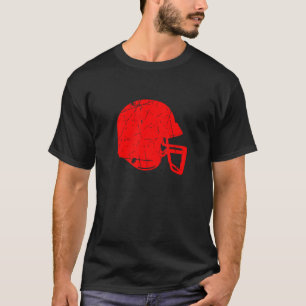 Rode Football Helme Staat Zuid-Carolina T-shirt