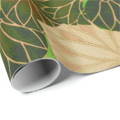 RODE FOX VAN DE GROENE LEAVES EN FOLIAGE CADEAUPAPIER (Rol Hoek)