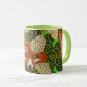 RODE FOX VAN DE GROENE LEAVES EN FOLIAGE MOK (Voorkant rechts)