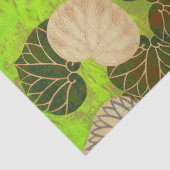 RODE FOX VAN DE GROENE LEAVES EN FOLIAGE TISSUEPAPIER (Detail)