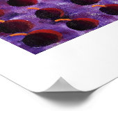 Rode Fruit Schilderij Poster (Hoek)