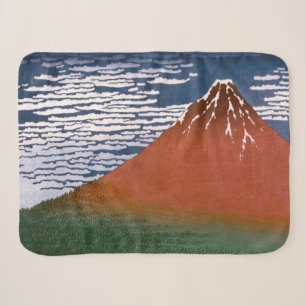 Rode Fuji, vulkaan Aka Fujiyama Katsushika Hokusai Sherpa Deken