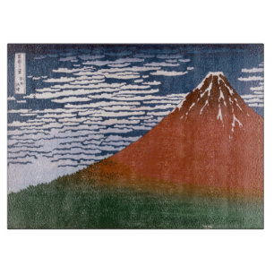 Rode Fuji, vulkaan Aka Fujiyama Katsushika Hokusai Snijplank