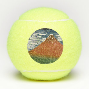 Rode Fuji, vulkaan Aka Fujiyama Katsushika Hokusai Tennisballen