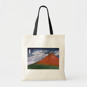 Rode Fuji, vulkaan Aka Fujiyama Katsushika Hokusai Tote Bag