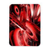 Rode Gammastraling Abstracte Grote Magneet (Verticaal)
