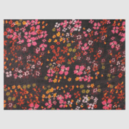 Rode geassorteerde bloemen Weefselpapier Tissuepapier