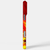 Rode gebera daisy foto toevoegen jouw naam script  Case-Mate iPhone case (Achterkant / Rechts)