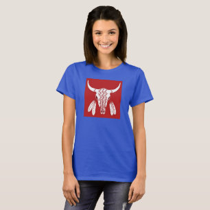 Rode Geest Dans Bizon vrouwen T-shirt