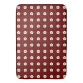 rode gele en witte Buttercup Flowers Badmat (Voorkant Verticaal)