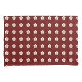 rode gele en witte Buttercup Flowers Kussensloop (Voorkant-Rechts)