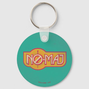 Rode & Gele NO-MAJ™ Badge Sleutelhanger