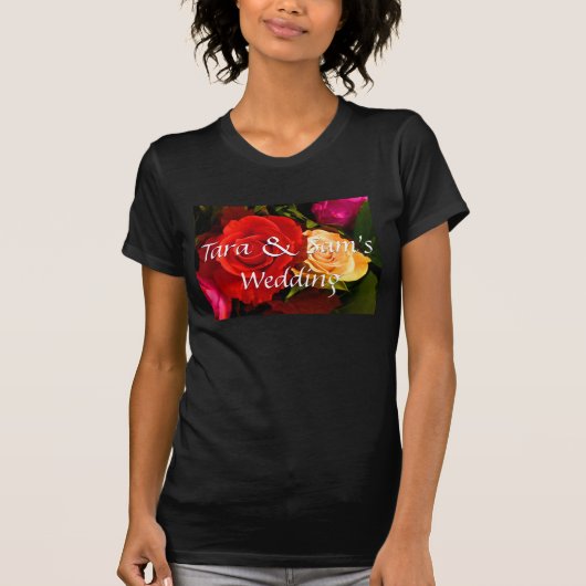 Rode Gele Rose T-shirt (Voorkant)