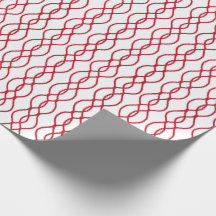 Rode gestreepte inpakpapier, Kerstcadeau Wrap
