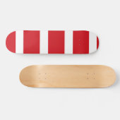 Rode gestript skateboard (Horizontaal)