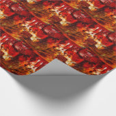 Rode Gevel Graffiti Cadeaupapier (Hoek)