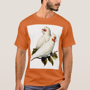 Rode geventileerde kaketoe t-shirt