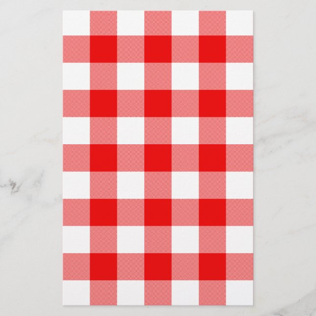 Rode Gingham (Voorkant)