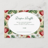 Rode Gingham-bessendiaper-raffle