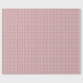 Rode Gingham Cadeaupapier (Vlak)
