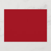 Rode Gingham vrolijk kerstscript Briefkaart (Achterkant)