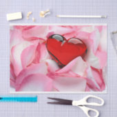 Rode glazen Roos Tissuepapier (Craft)