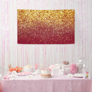 Rode glitter achtergrond verjaardag achtergrond go spandoek