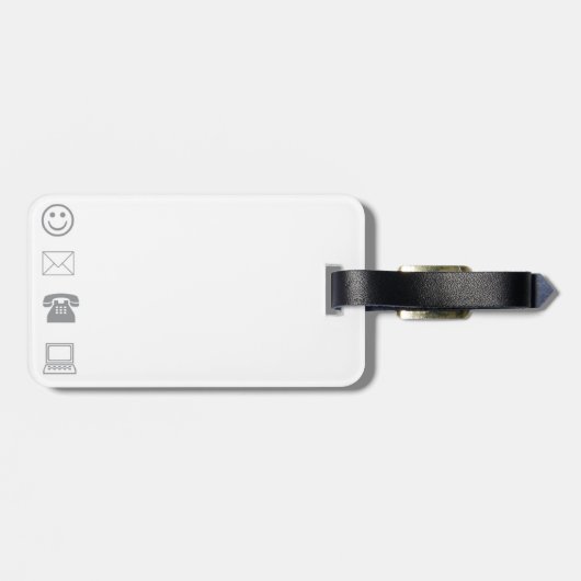 Rode glitter bagagelabel (Achterkant horizontaal)