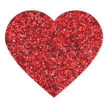 Rode glitter
