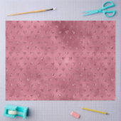 Rode glitter harten tissuepapier (Craft)