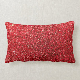 Rode glitter kussen