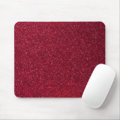 Rode glitter muismat (Met muis)