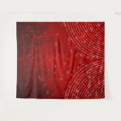 Rode Glitter Photo Booth Achtergrond Tapestry Wandkleed (Voorkant (horizontaal))