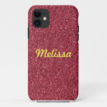 Rode glitter schittering met jouw naam