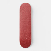 Rode glitter, sprankeling, glitterachtergrond skateboard (Voorkant)