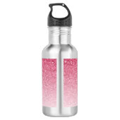 Rode glitter waterfles (Achterkant)