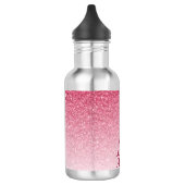 Rode glitter waterfles (Links)