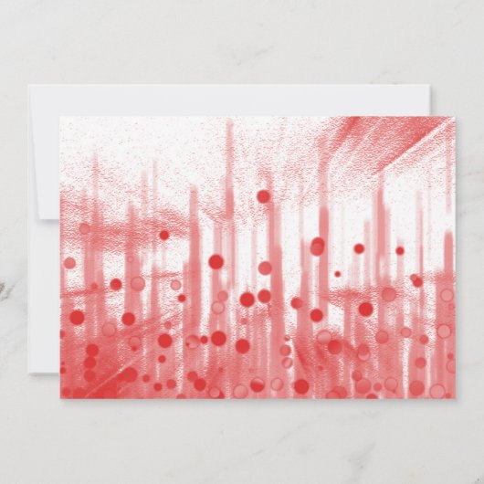 Rode Glitters Uitnodiging Om Mijn Bruidsmeisje Te (Achterkant)