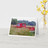 Rode GMC Vaderdag kaart (Gele Bloem)