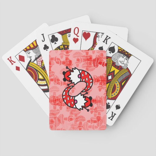 Rode Gnomes Pokerkaarten (Achterkant)