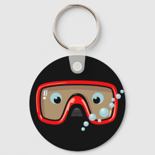 Rode Goggles Sleutelhanger