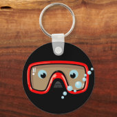 Rode Goggles Sleutelhanger (Voorkant)