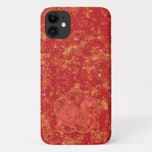 Rode Goud Maan Chinees Nieuwjaar Dierriem Draak iPhone 11 Hoesje
