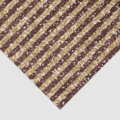 Rode gouden glitter Sparkle Stripes Tissuepapier (Detail)