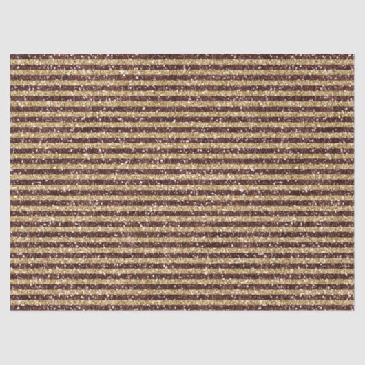 Rode gouden glitter Sparkle Stripes Tissuepapier (Voorkant)