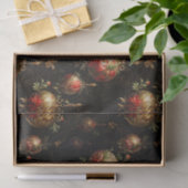 Rode gouden kerstsierplanten tissuepapier (Geschenk)