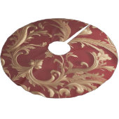 Rode Gouden Vakantie Kerstmis Kerstboom Rok (Gekanteld)